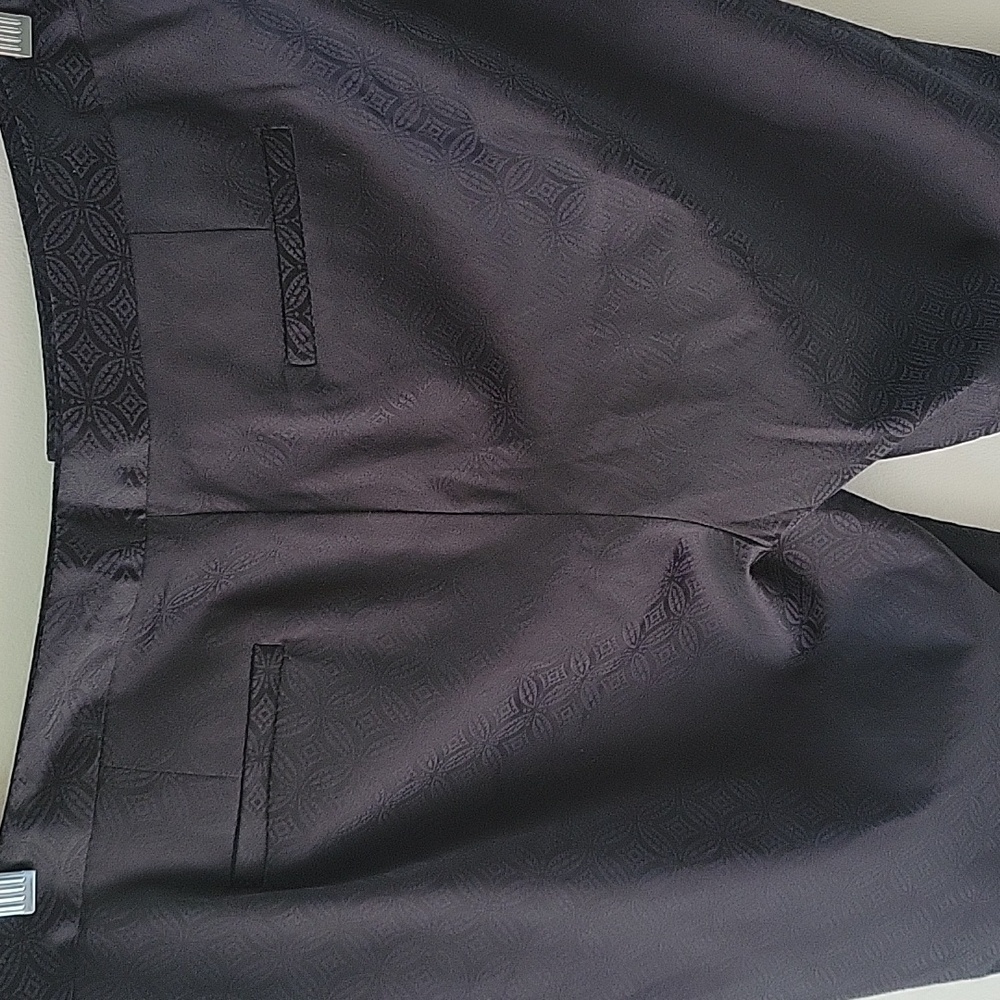 Laundry By‎ Shelli Segal Print Black Ankle Dress Pants Womens Size 14 - Picture 4 of 13